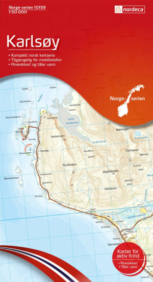 Karlsøy 1:50 000 - Kart 10159 i Norges-serien