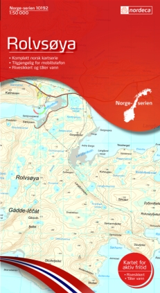 Rolvsøya 1:50 000 - Kart 10192 i Norges-serien