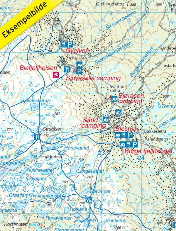 Blefjell - Turkart - Lnr 2207