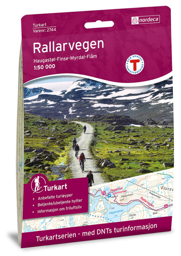 Rallarvegen 1:50 000 - Turkart - Lnr 2744