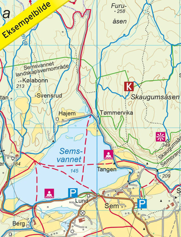 Oslo Vestmark 1:25 000 - Turkart - Lnr 2795