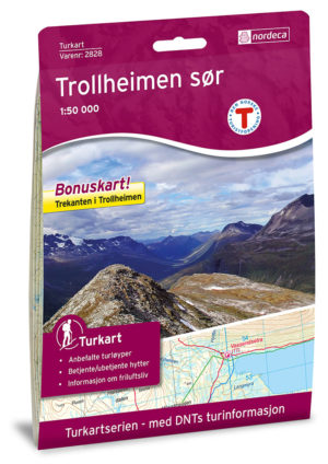 Trollheimen Sør 1:50 000 - Turkart - Lnr 2828
