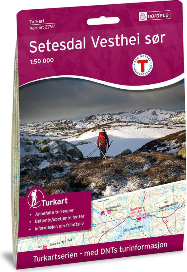 Setesdal Vesthei Sør - Turkart - Lnr 2797