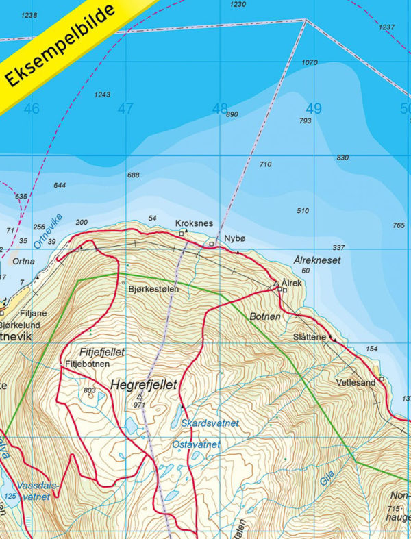 Høyanger Aust - Turkart - Lnr 2816