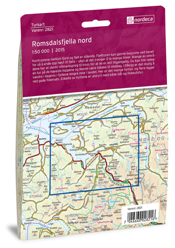 Romsdalsfjella Nord - Turkart - Lnr 2821