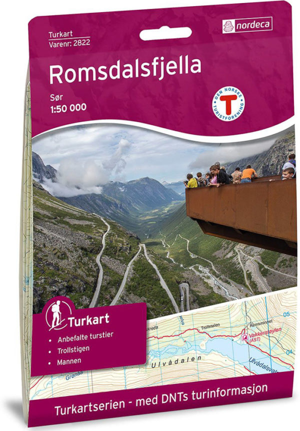 Romsdalsfjella Sør - Turkart - Lnr 2822