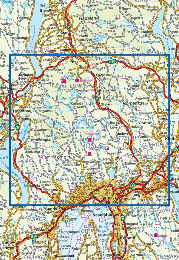 Oslo Nordmark vinterutgave - Turkart - Lnr 2425