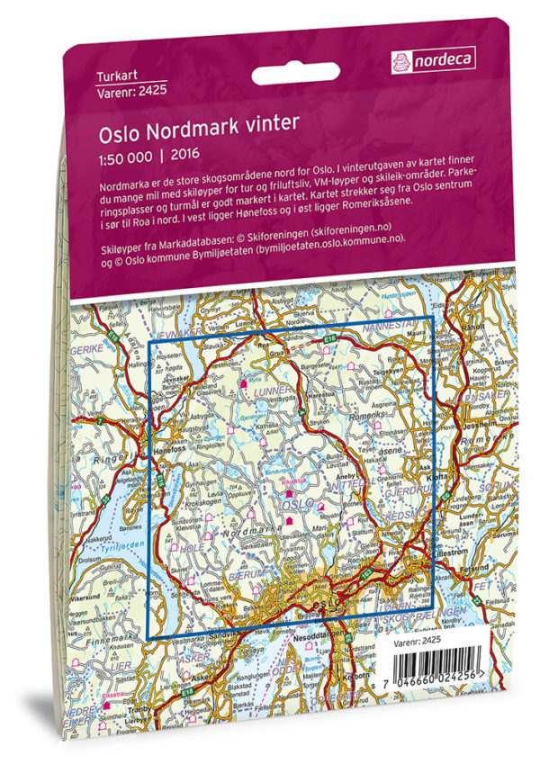 Oslo Nordmark vinterutgave - Turkart - Lnr 2425