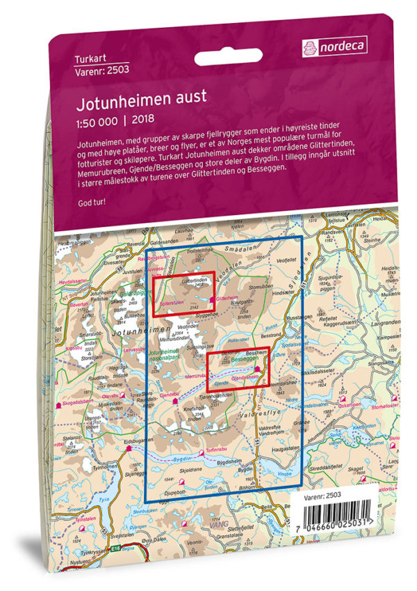 Jotunheimen Aust - Turkart - Lnr 2503