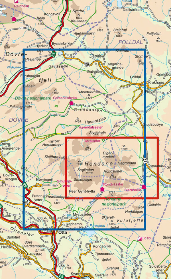 Rondane Nord - Turkart - Lnr 2523