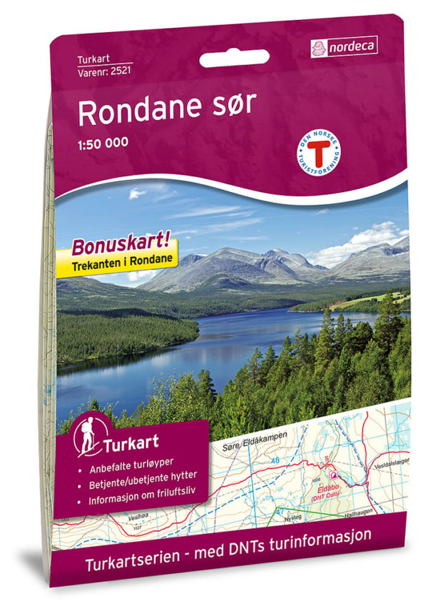 Rondane Sør - Turkart - Lnr 2521