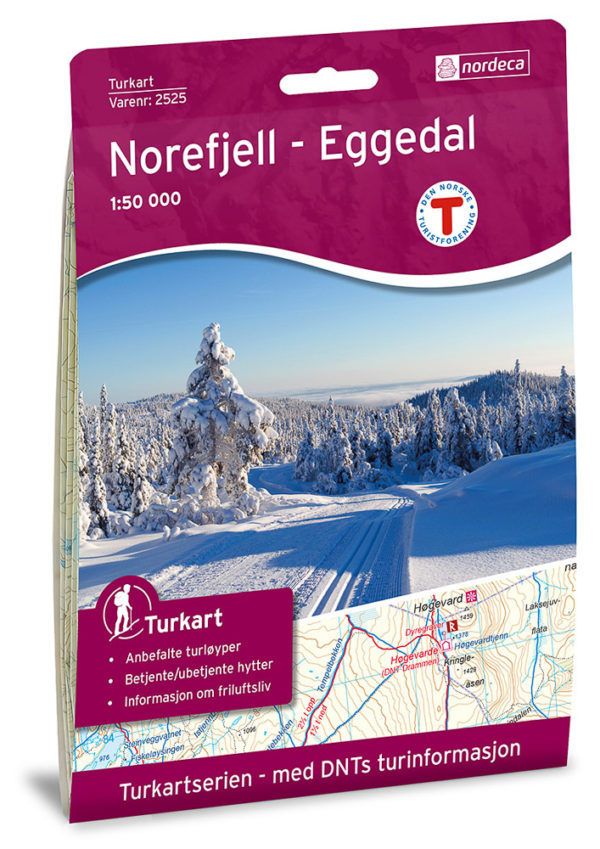 Norefjell-Eggedal - Turkart - Lnr 2525