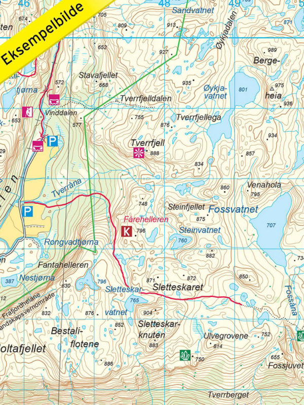 Lysefjorden - Turkart - Lnr 2681