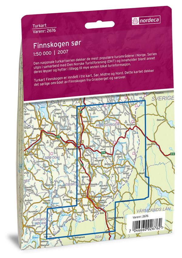 Finnskogen Sør - Turkart - Lnr 2676