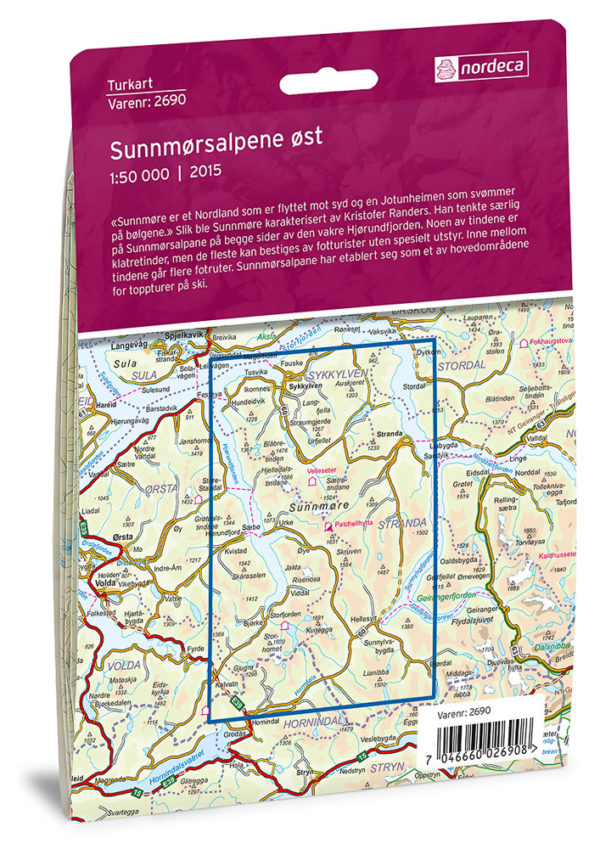 Sunnmørsalpane Øst - Turkart - Lnr 2690