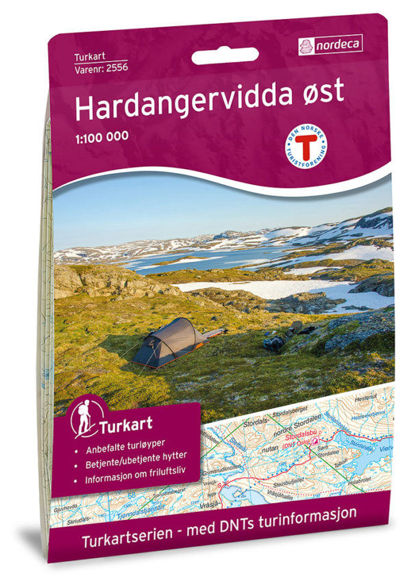 Hardangervidda øst - Turkart - Lnr 2556