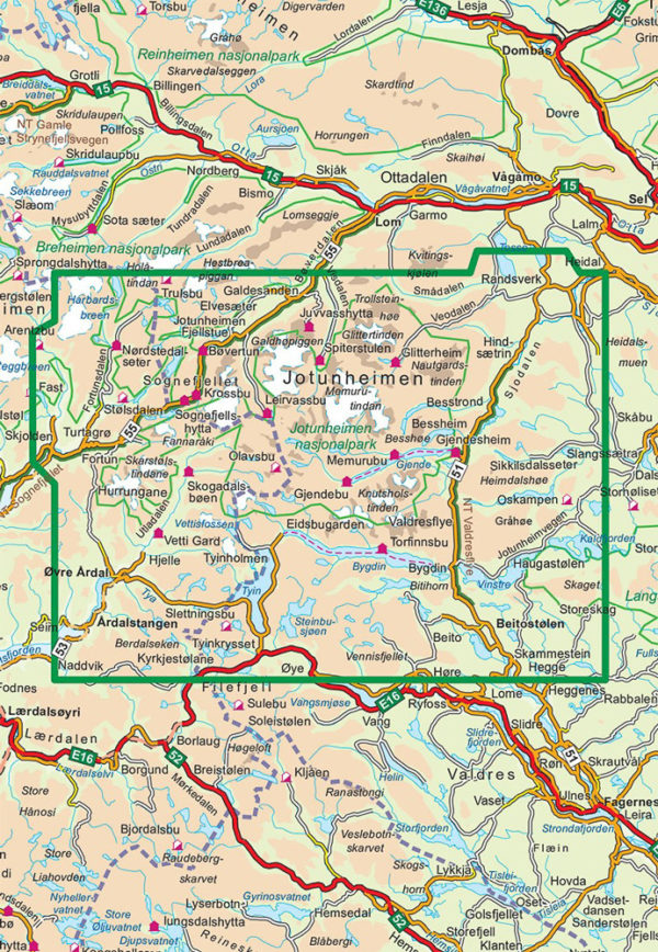 Jotunheimen - Turkart - Lnr 2215