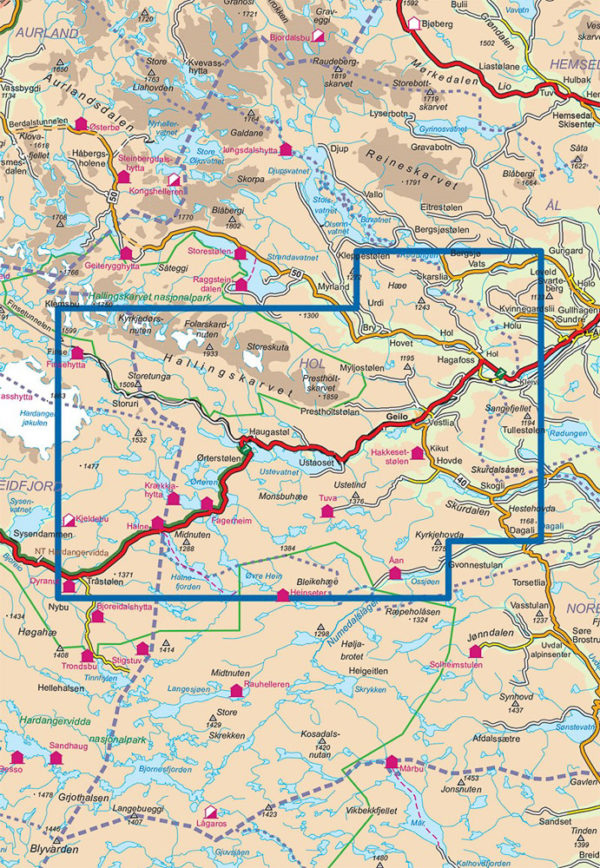 Skarverennet - Turkart - Lnr 2703