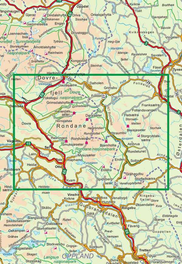 Rondane - Turkart - Lnr 2716