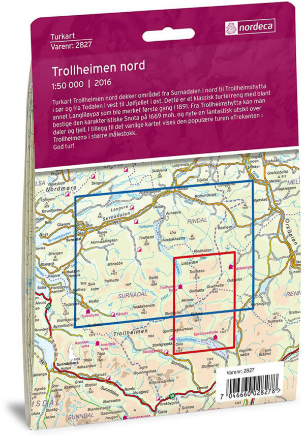 Trollheimen Nord - Turkart - Lnr 2827