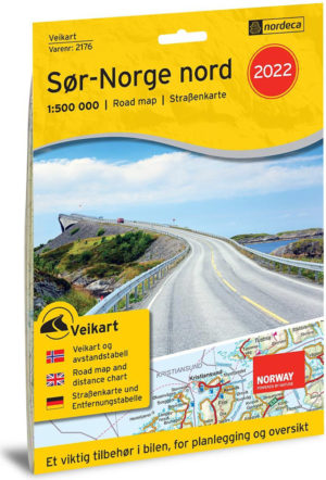 Veikart Sør-Norge Nord - Veikart Norge - Lnr 2176