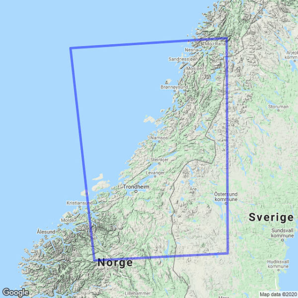 Veikart Midt-Norge - Veikart Norge - Lnr 2177