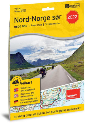 Veikart Nord-Norge Sør - Veikart Norge - Lnr 2178