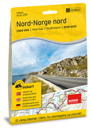 Veikart Nord-Norge Nord - Veikart Norge - Lnr 2179
