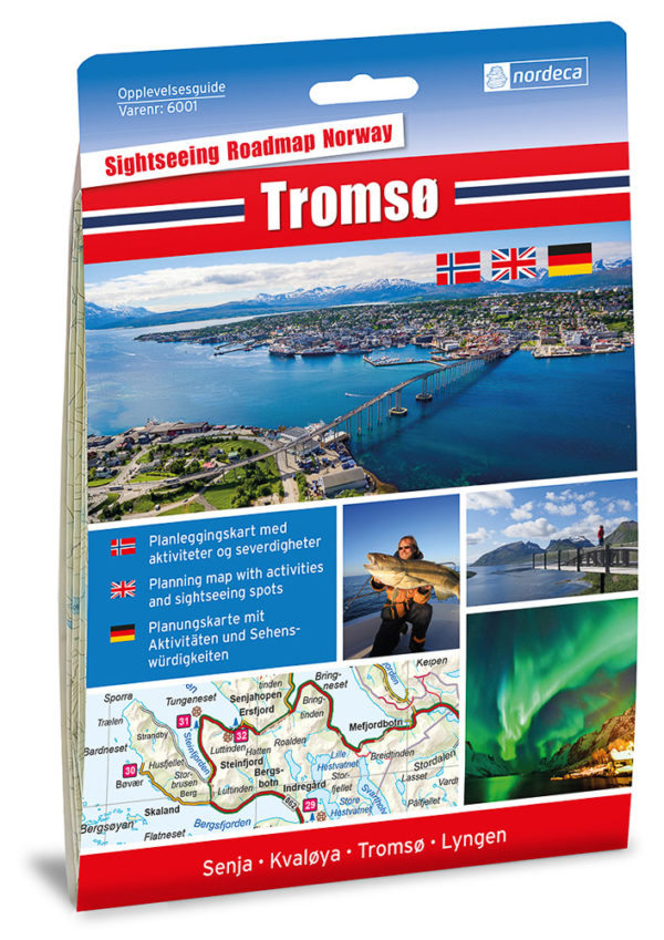 Opplevelsesguide Tromsø - 1:250 000, Lnr 6001