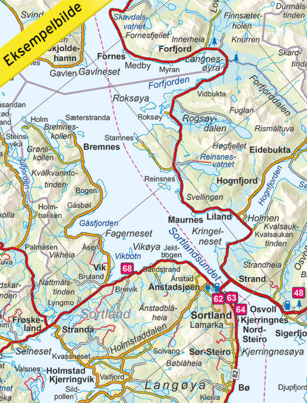 Opplevelsesguide Lofoten - 1:250 000, Lnr 6002