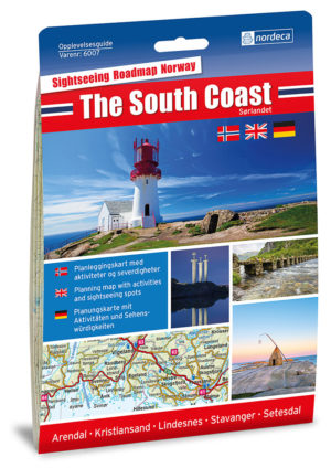 Opplevelsesguide The South Coast - 1:250 000, Lnr 6007