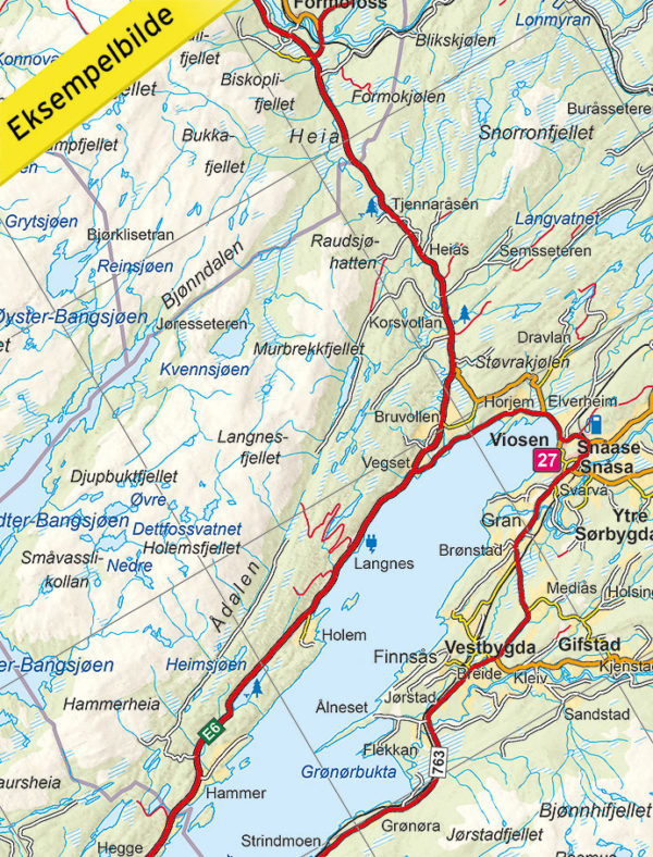 Opplevelsesguide The Coastal Route - Kystriksvegen - 1:250 000, Lnr 6009