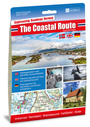 Opplevelsesguide The Coastal Route - Kystriksvegen - 1:250 000, Lnr 6009