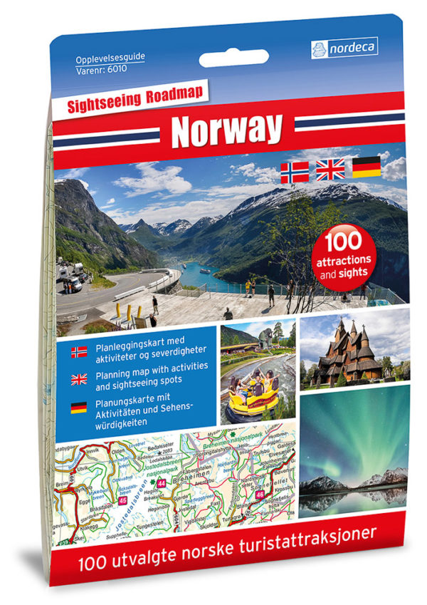 Opplevelsesguide Norway - 1:1 000 000, Lnr 6010