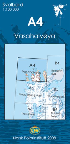 A4 Vasahalvøya 1:100 000 - Lnr 8800