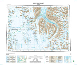 B6 Eidsvollfjellet 1:100 000 - Svalbardkart - Lnr 8807