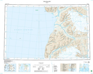 E10 Guldalen 1:100 000 - Svalbardkart - Lnr 8841