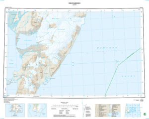 F11 Deltabreen 1:100 000 - Svalbardkart - Lnr 8852
