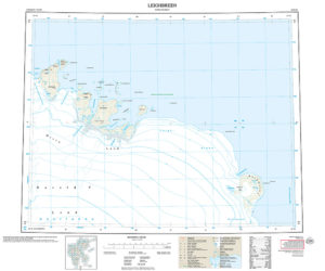 G3 Leighbreen 1:100 000 - Svalbardkart - Lnr 8854