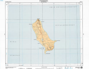 G7 Svenskøya 1:100 000 - Svalbardkart - Lnr 8857