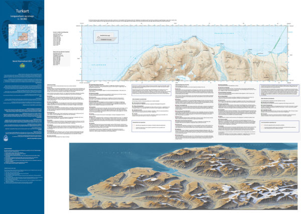 Longyearbyen og omegn Turistkart (LYB) 1:50 000 -