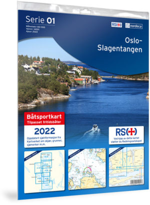 Oslo-Slagentangen - Serie 01 - Båtsportkart Lnr 14001