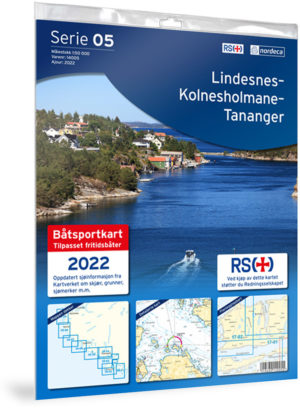 Lindesnes-Kolnesholmane-Tananger - Serie 05 - Båtsportkart Lnr 14005