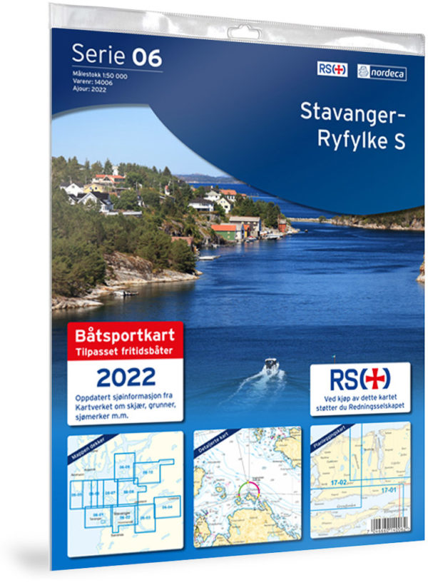 Stavanger-Ryfylke S - Serie 06 - Båtsportkart Lnr 14006