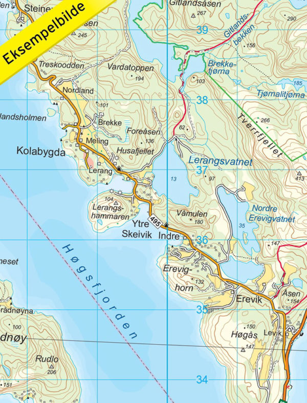 Lysefjorden - Topo3000- Lnr 3003