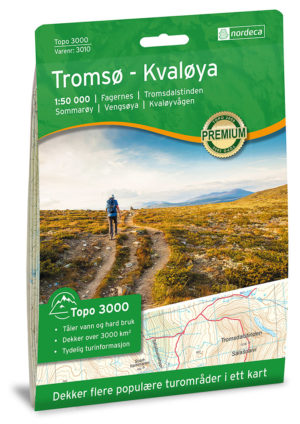 Tromsø-Kvaløya - Topo3000- Lnr 3010