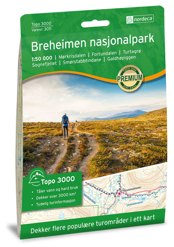 Breheimen - Topo3000- Lnr 3011