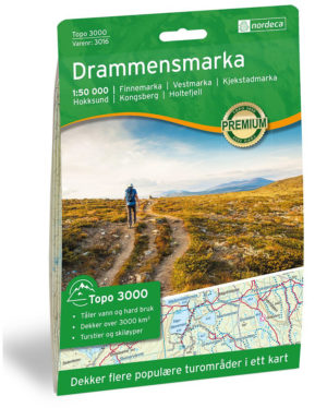 Drammensmarka - Topo3000- Lnr 3016