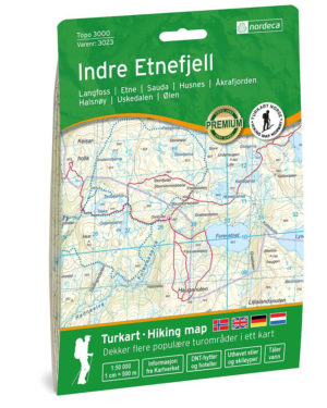 Indre Etnefjell - Topo3000- Lnr 3023