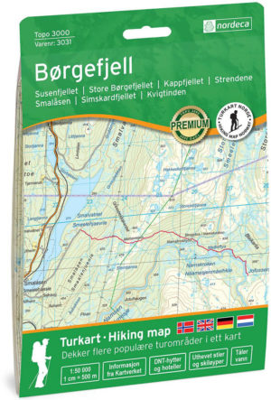 Børgefjell - Topo3000- Lnr 3031